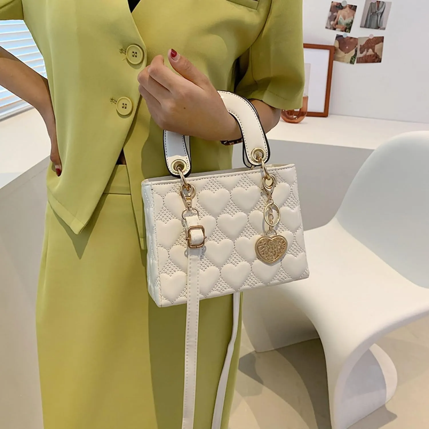 Purses and Handbag for Women Fashion Ladies Leather Top Handle Shiny Patent Satchel Shoulder Tote Bag Crossbody