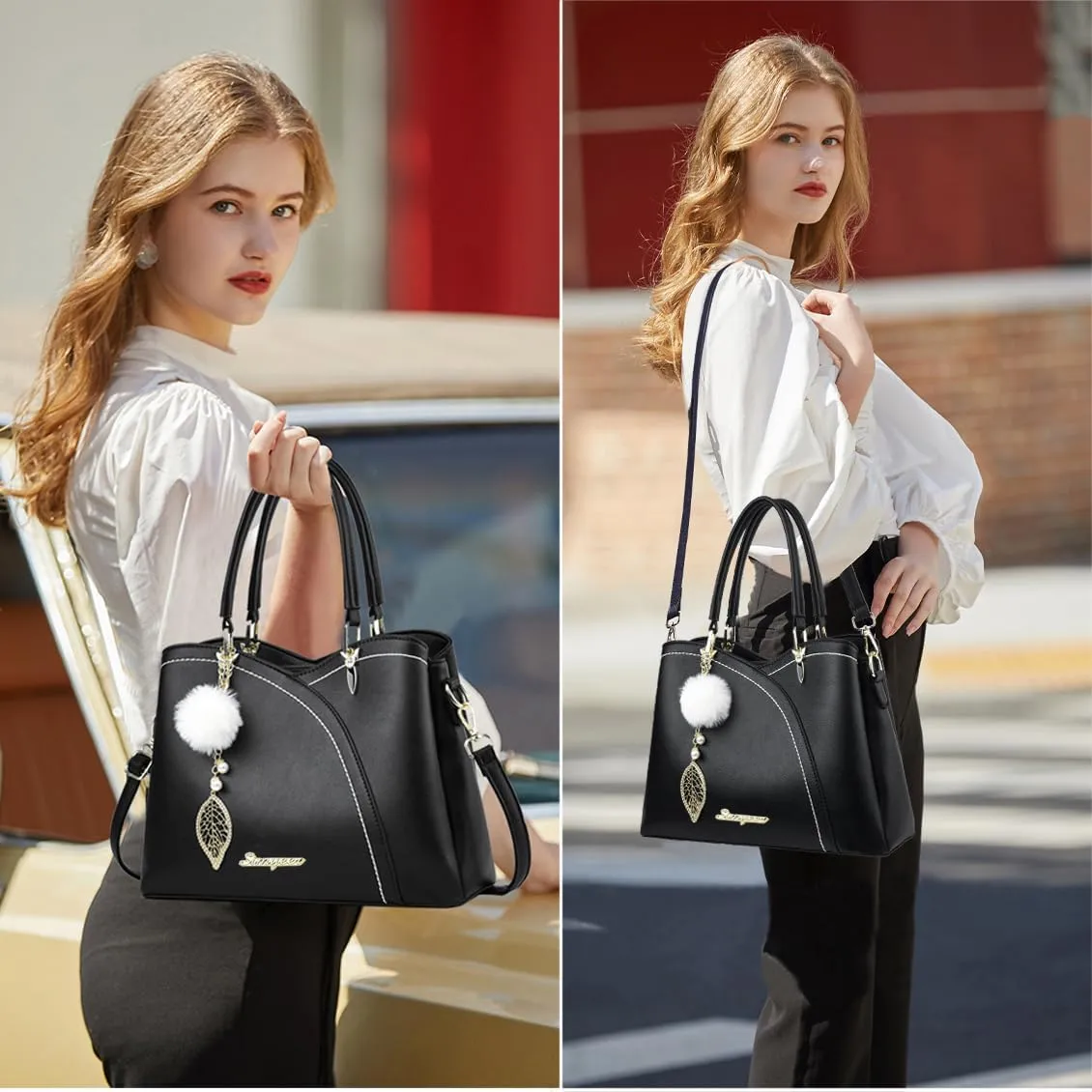 Purses and Handbags Top Handle Satchel Shoulder Bags Messenger Tote Bag for Ladies