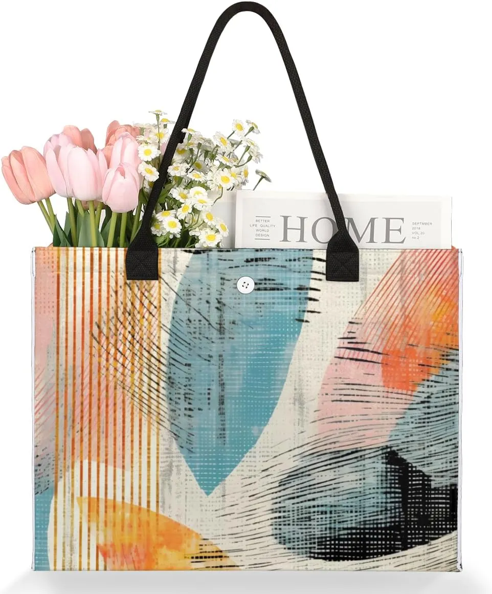 QsirBC Animals Interesting Pattern Tote Bag for Women Shoulder Bags with Pockets Handbags Purses Large Totes