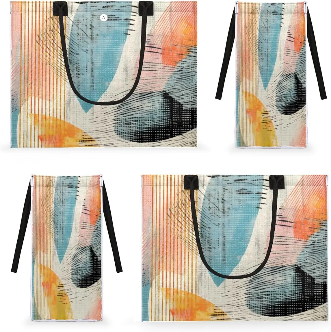 QsirBC Animals Interesting Pattern Tote Bag for Women Shoulder Bags with Pockets Handbags Purses Large Totes