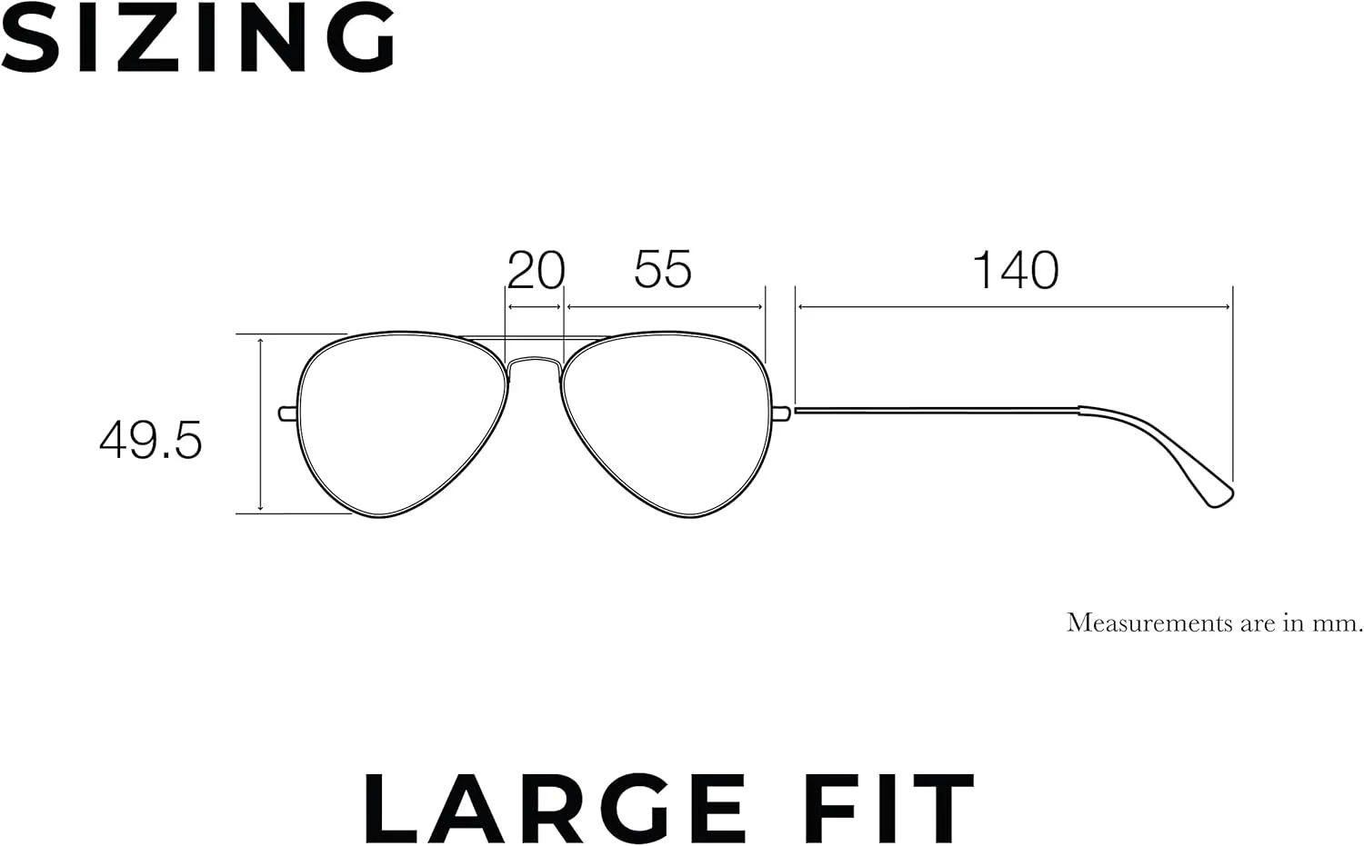 RADLEY London 6504 Womens Oversized Butterfly Sunglasses, 55 mm, UV400 Protection