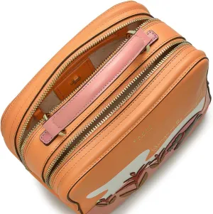RADLEY London Spring Street Apricot Small Zip Around Satchel Cross Body & Grab Bag, Orange, 18.5cm