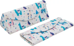 Real Sic Glasses Case for Men and Women - Magnetic Folding Hard Shell Sunglass Holder - Inspired by Adorable Animals