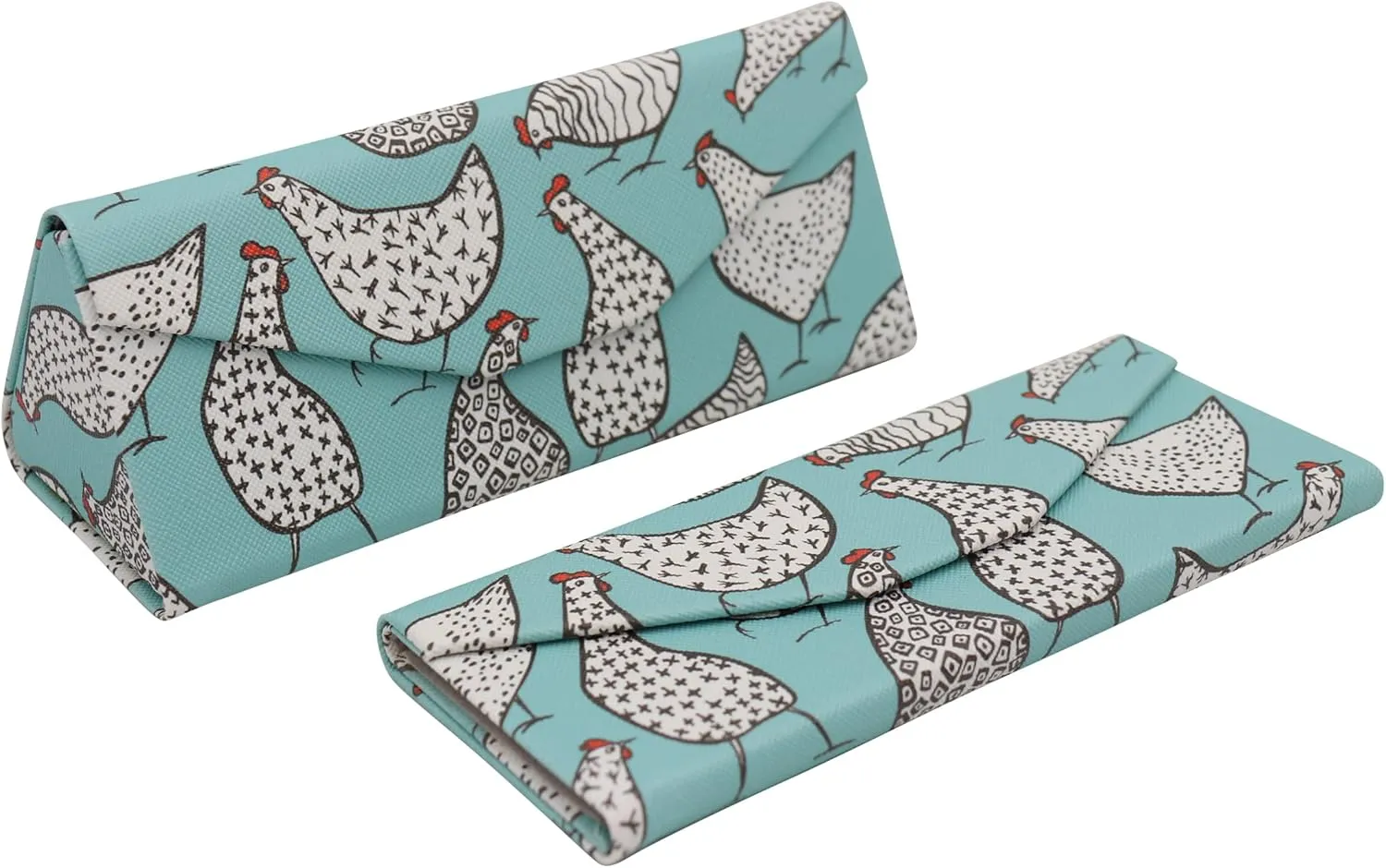 Real Sic Glasses Case for Men and Women - Magnetic Folding Hard Shell Sunglass Holder - Inspired by Adorable Animals