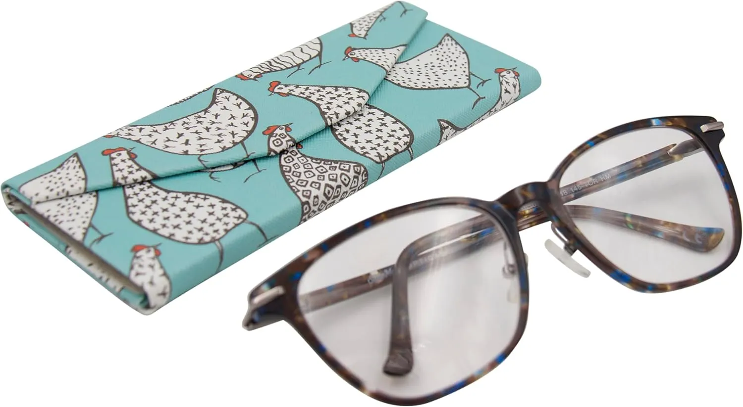 Real Sic Glasses Case for Men and Women - Magnetic Folding Hard Shell Sunglass Holder - Inspired by Adorable Animals