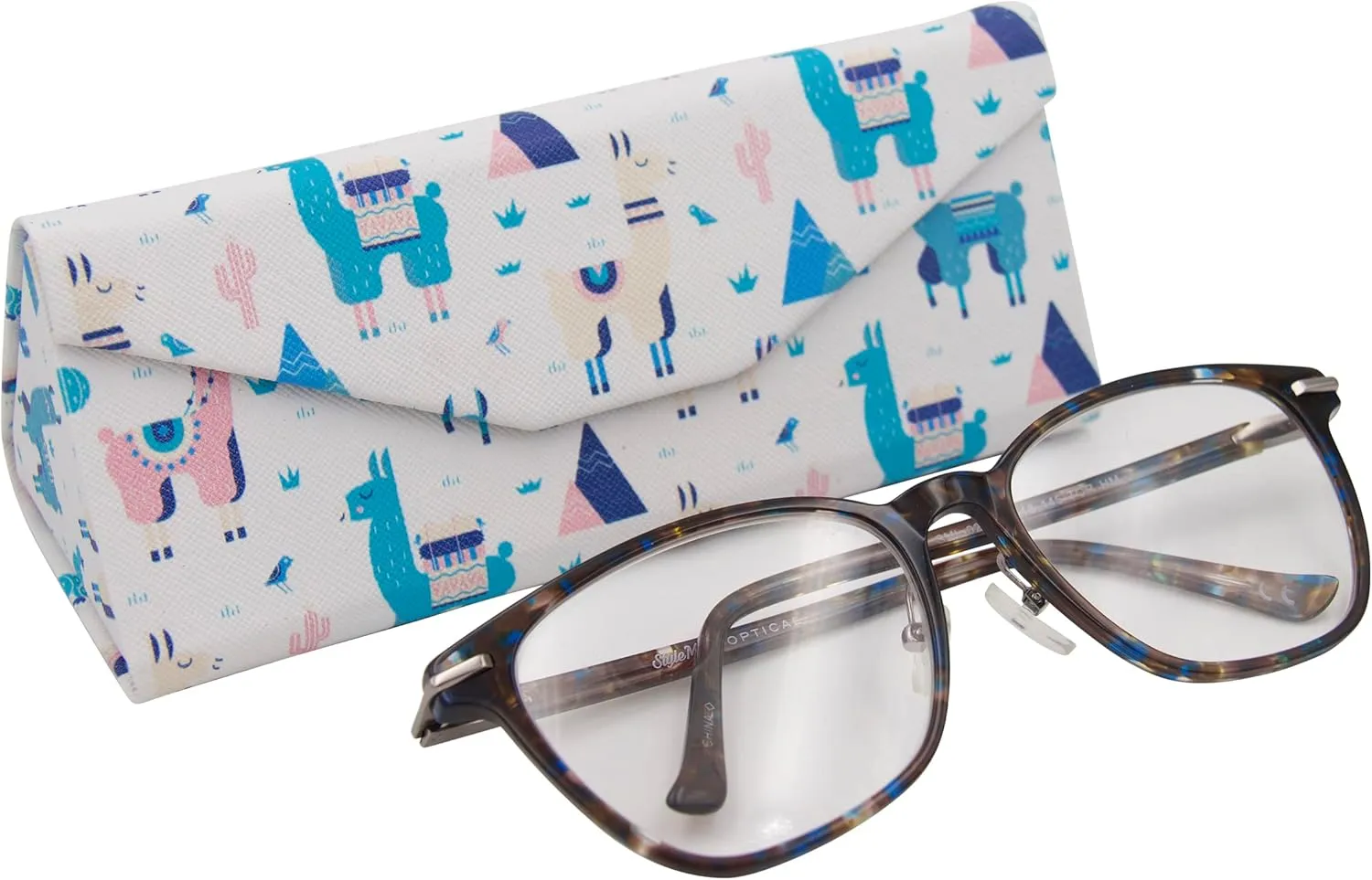 Real Sic Glasses Case for Men and Women - Magnetic Folding Hard Shell Sunglass Holder - Inspired by Adorable Animals