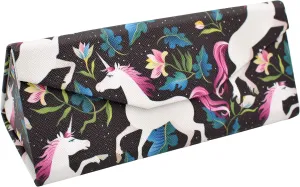 Real Sic Glasses Case for Men and Women - Magnetic Folding Hard Shell Sunglass Holder - Inspired by Adorable Animals