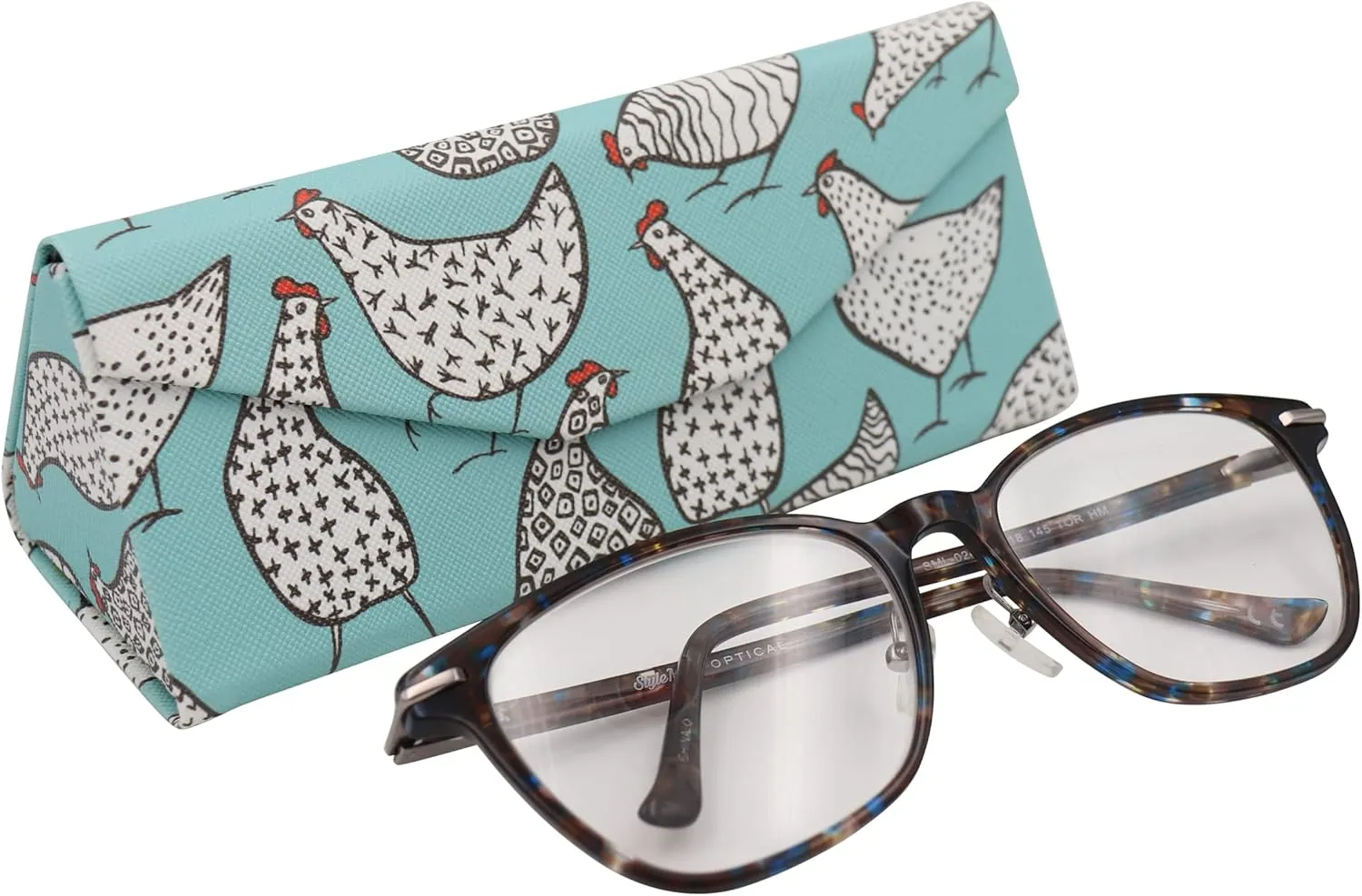 Real Sic Glasses Case for Men and Women - Magnetic Folding Hard Shell Sunglass Holder - Inspired by Adorable Animals