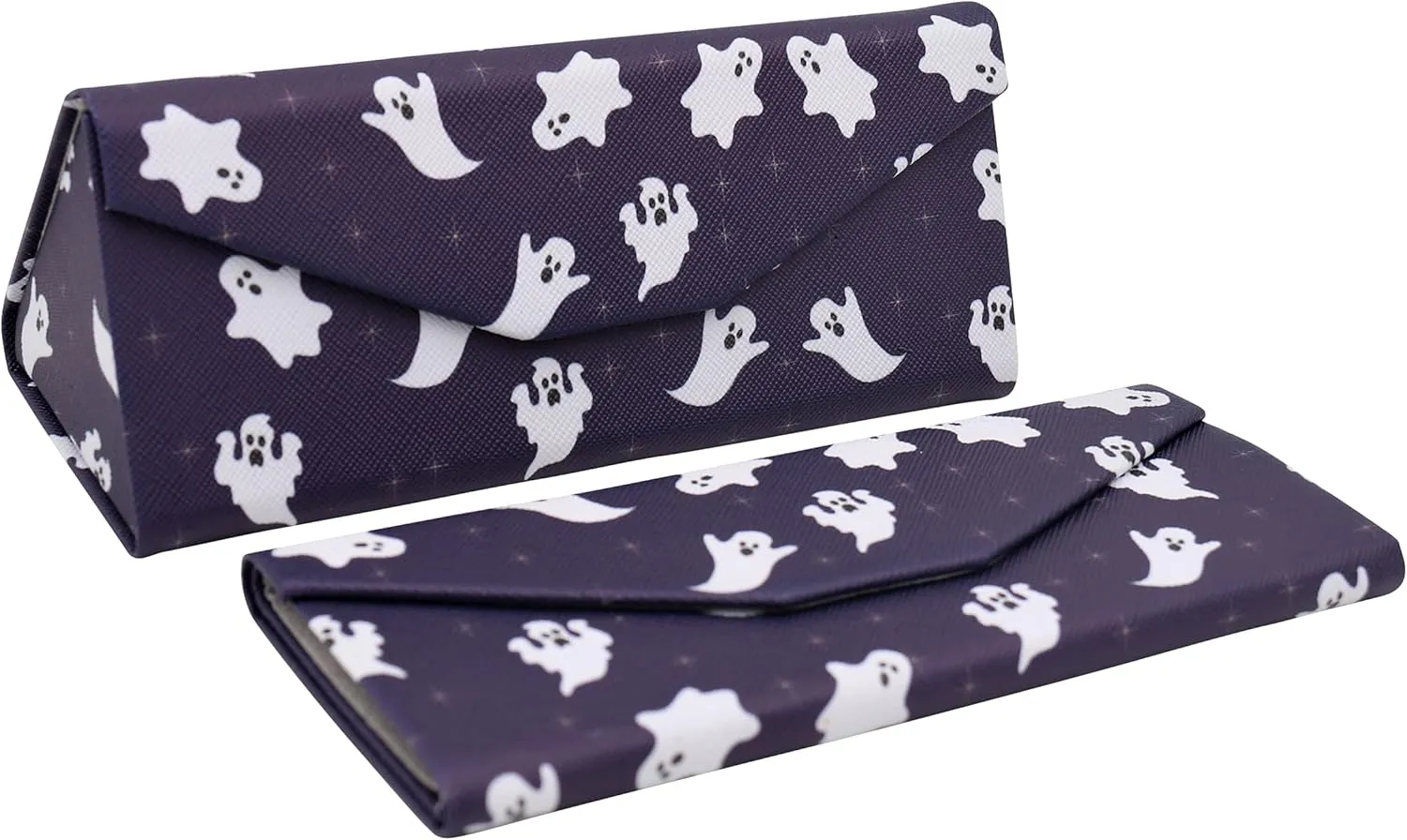 Real Sic Glasses Case for Men and Women - Magnetic Folding Hard Shell Sunglass Holder - Inspired by Halloween/Horror/Occult