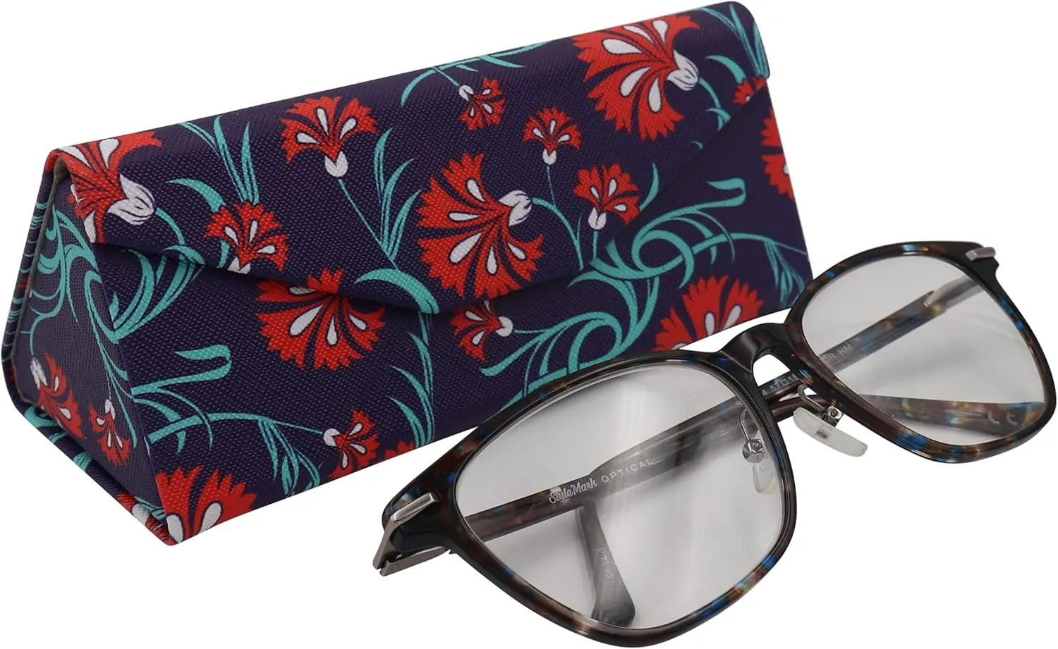Real Sic Glasses Case for Men and Women - Magnetic Folding Hard Shell Sunglass Holder - Inspired by Nature
