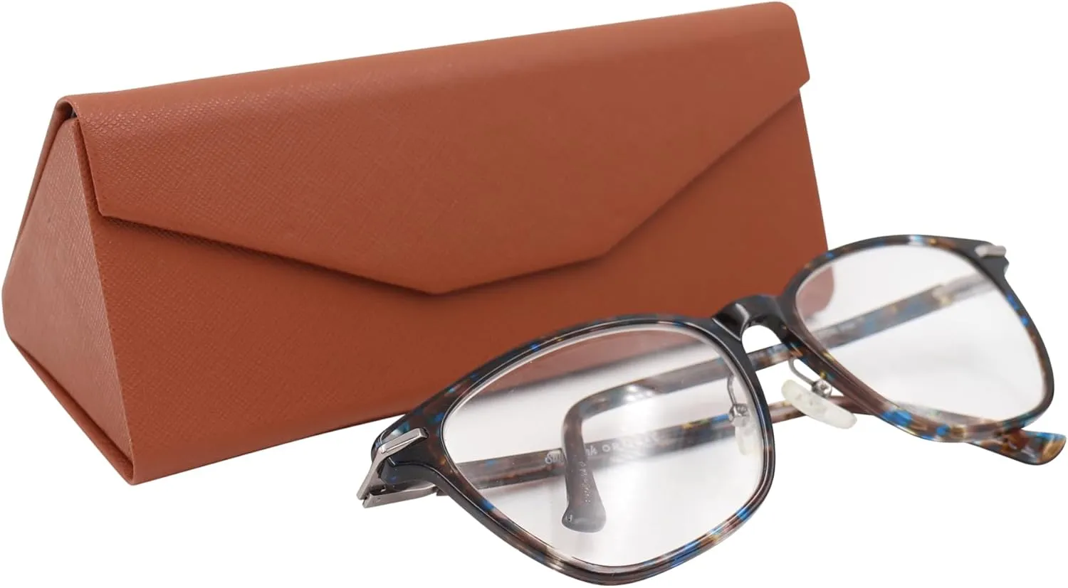 Real Sic Glasses Case for Men and Women - Magnetic Folding Hard Shell Sunglass Holder - Inspired by Solid Color