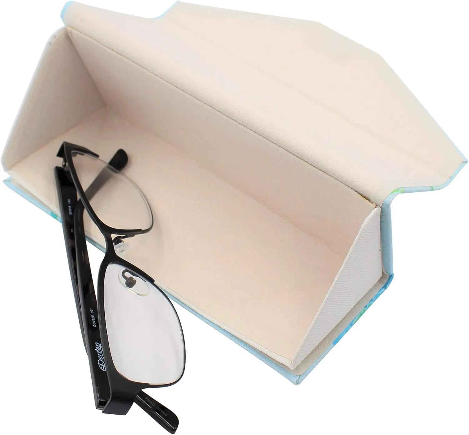 Real Sic Glasses Case for Men and Women - Magnetic Folding Hard Shell Sunglass Holder - Inspired by Solid Color