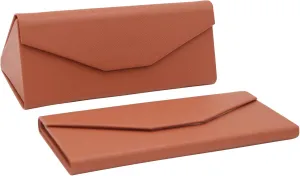 Real Sic Glasses Case for Men and Women - Magnetic Folding Hard Shell Sunglass Holder - Inspired by Solid Color