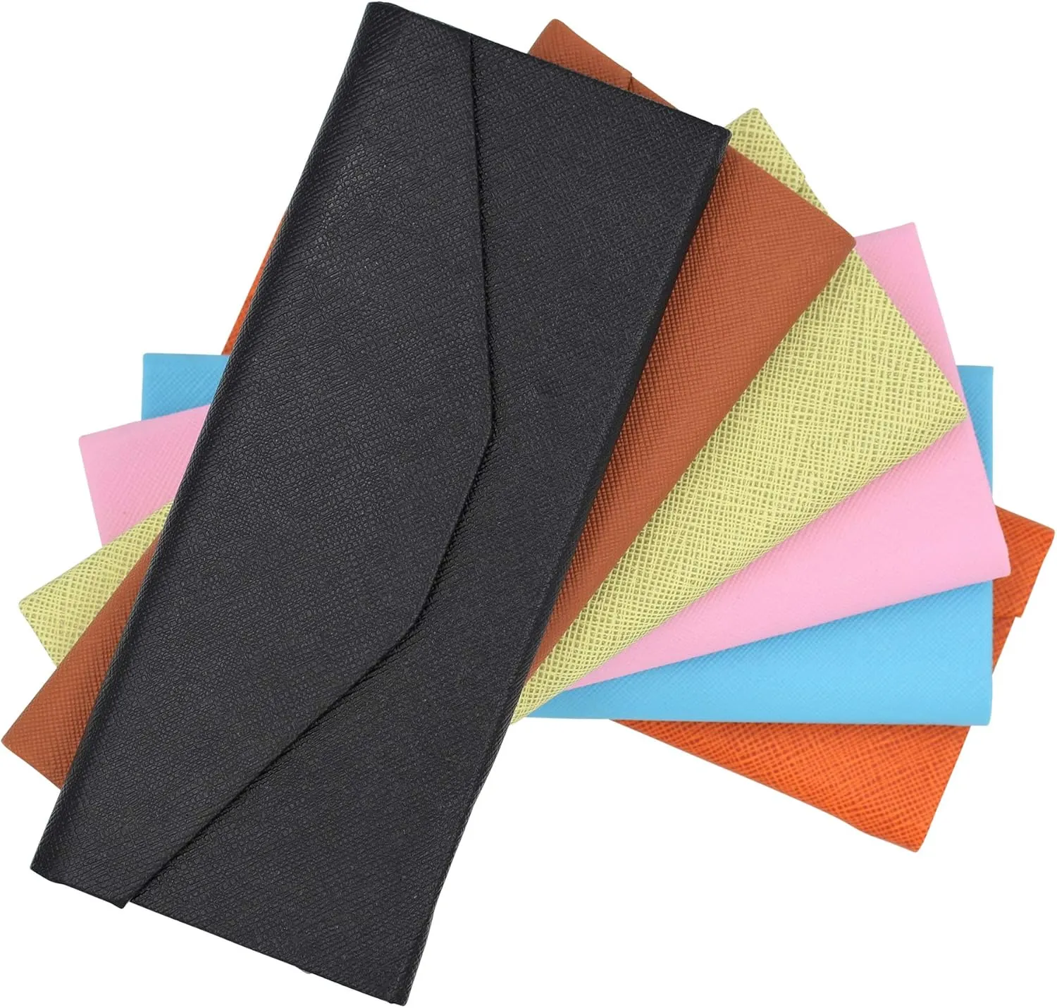 Real Sic Glasses Case for Men and Women - Magnetic Folding Hard Shell Sunglass Holder - Inspired by Solid Color