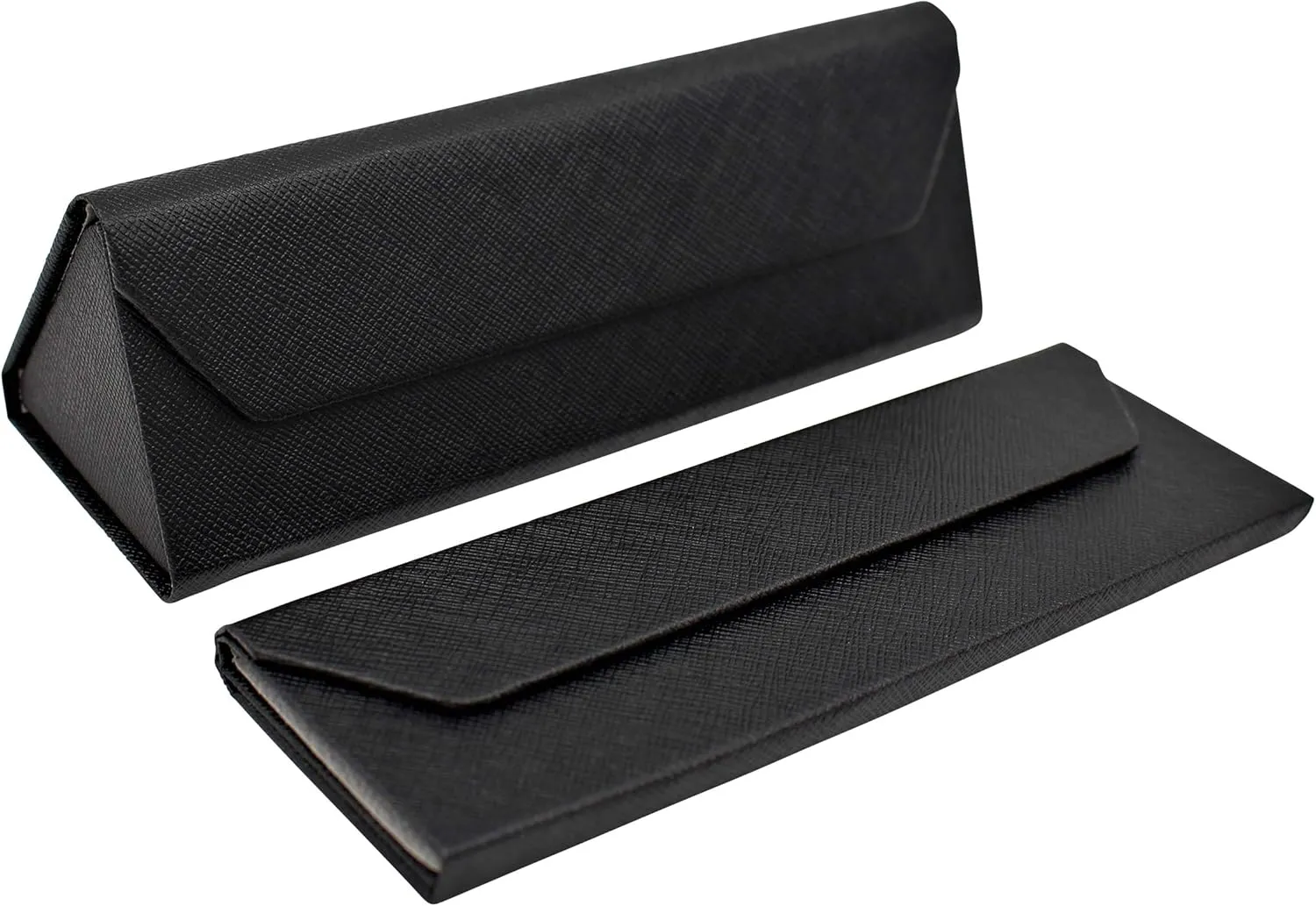 Real Sic Glasses Case for Men and Women - Magnetic Folding Hard Shell Sunglass Holder - Inspired by Solid Color