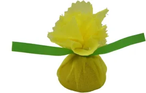 Regency Wraps Lemon Wraps Lemon Covers, Yellow with Green Ribbon, 100 Count Wedge Bags, For Seed-Free Squeezing Over Seafood, Works for Lemon Halves or Wedges