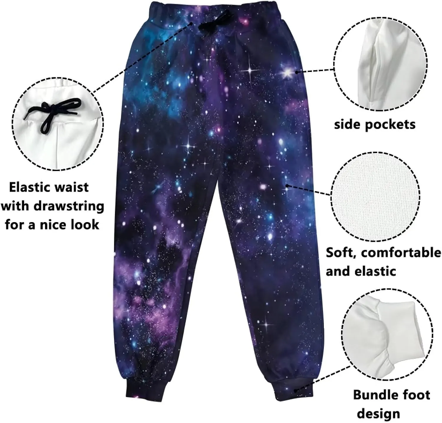 Renewold Men's Sweatpants Women's Sweatpants Jogging Pants Athletic Bottoms with Elastic Waist and Adjustable Drawstring