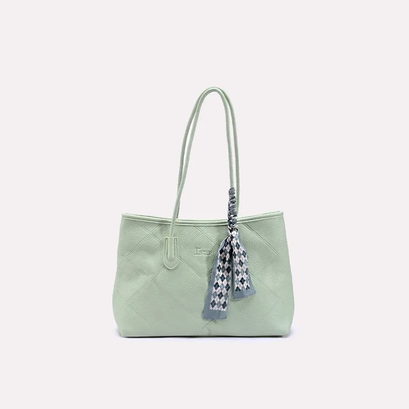Reverie Light Green Casual Shoulder Bags  0331193