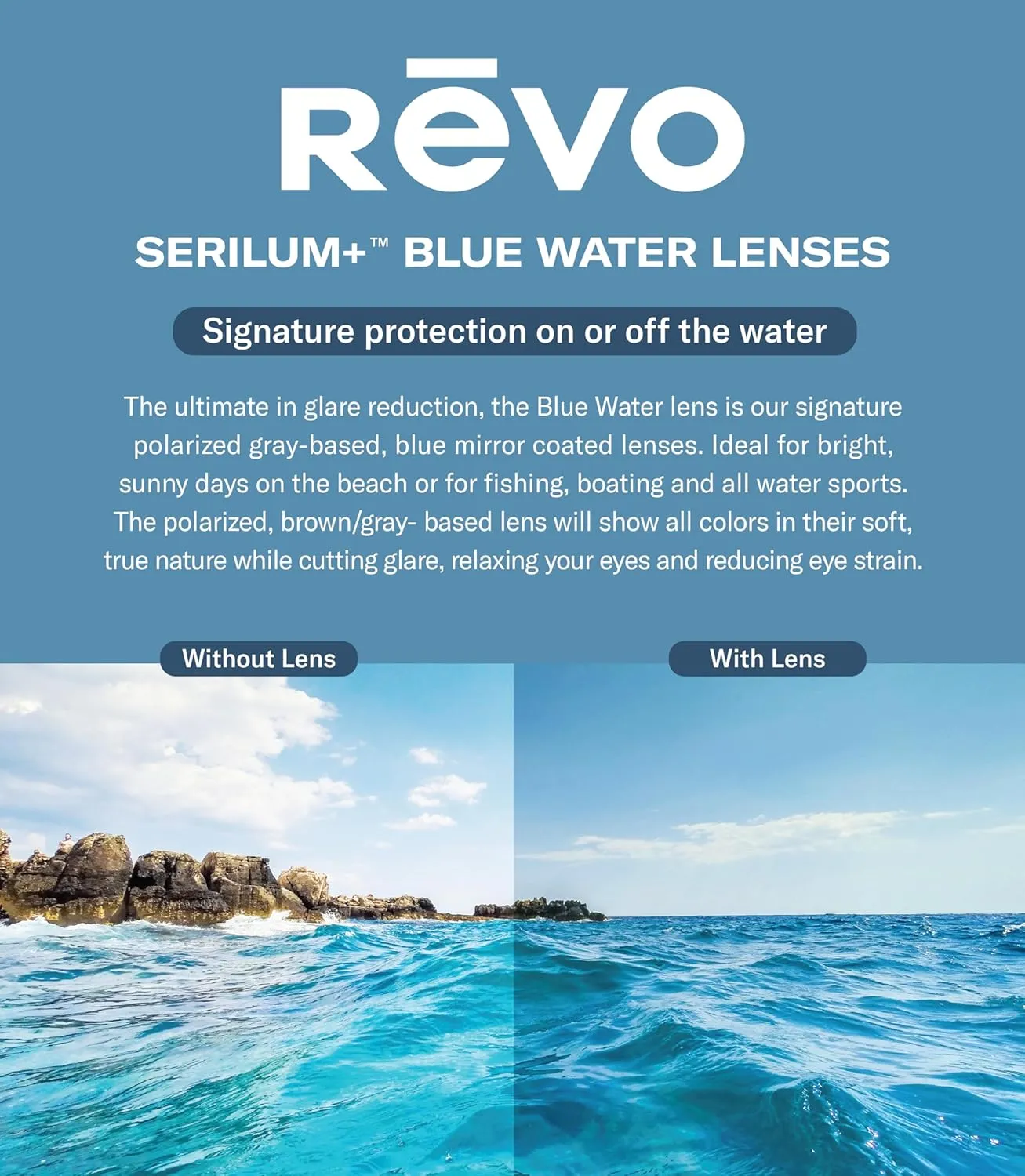 Revo Sunglasses Traverse: Polarized Lens with Mountaineering Wrap Frame