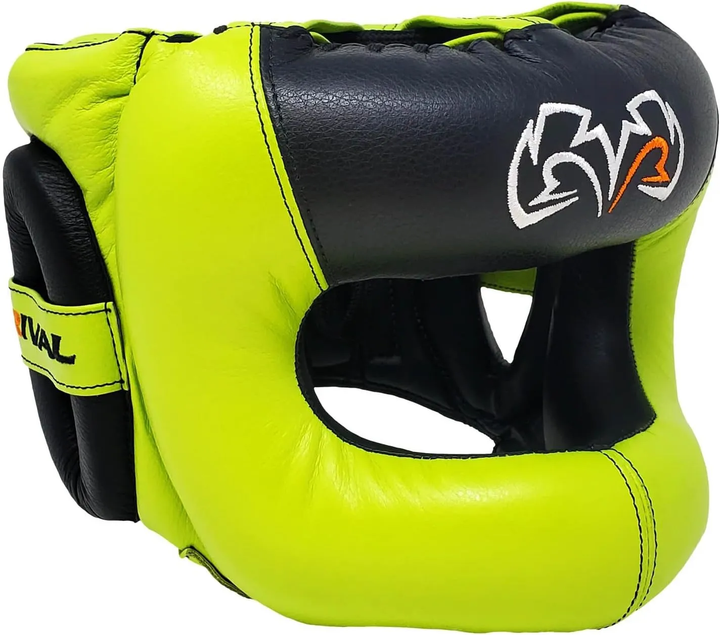 RIVAL Boxing RHGFS3 Face-Saver Sparring Headgear - Wide Eye Opening, Premium Leather, and Thermoplastic Inner Frame