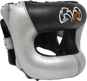 RIVAL Boxing RHGFS3 Face-Saver Sparring Headgear - Wide Eye Opening, Premium Leather, and Thermoplastic Inner Frame