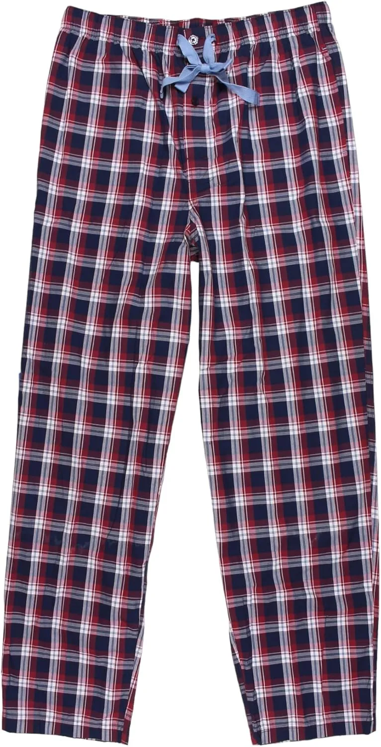 Roundtree & Yorke Men's Big and Tall Woven Sleep Bottoms Pajama Pants