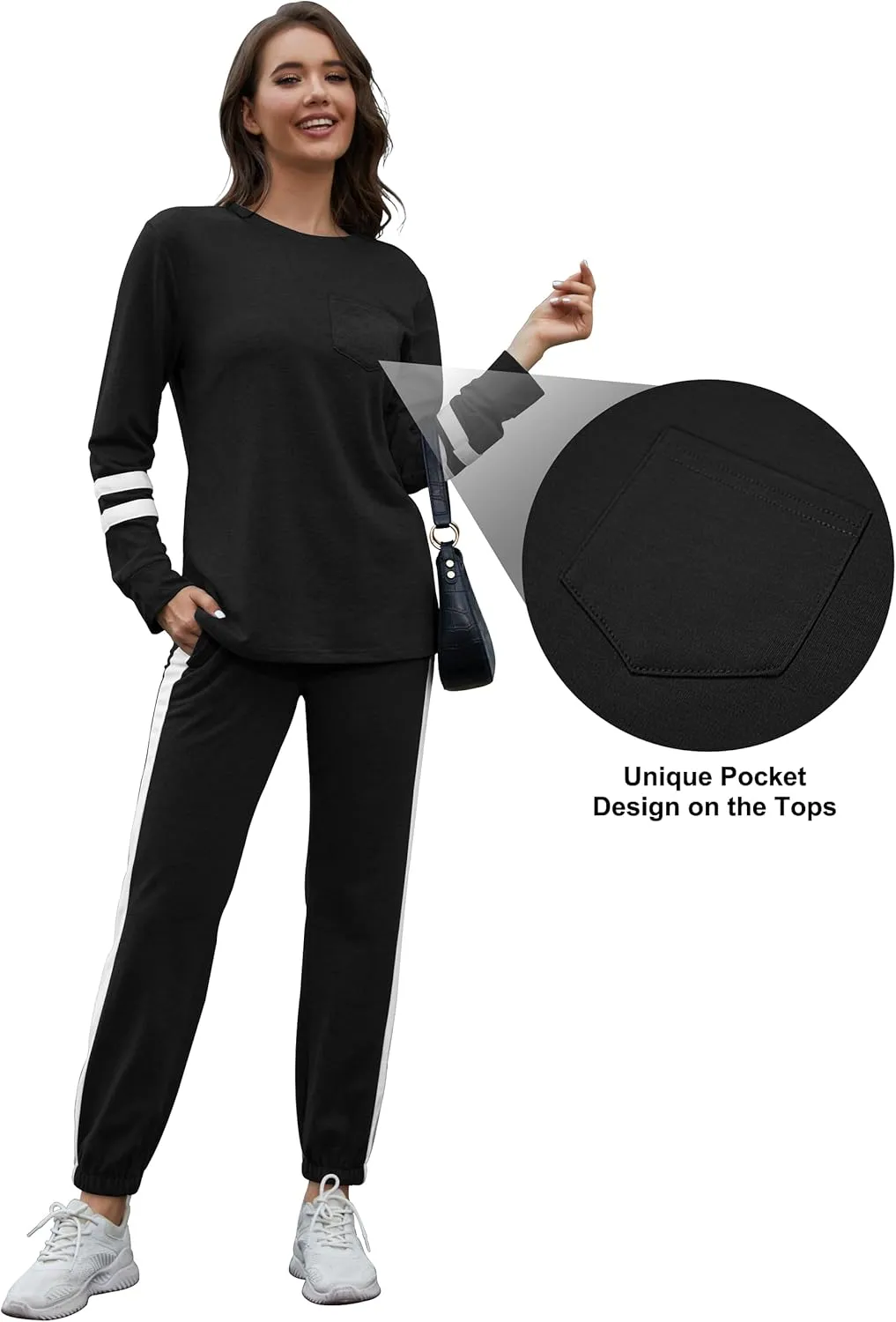 RUBZOOF Lounge Sets for Women 2 Piece Casual Travel Sweatsuits Outfits Loungewear Matching Sets Women Clothing S-3XL