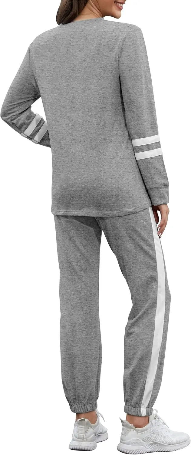 RUBZOOF Lounge Sets for Women 2 Piece Casual Travel Sweatsuits Outfits Loungewear Matching Sets Women Clothing S-3XL