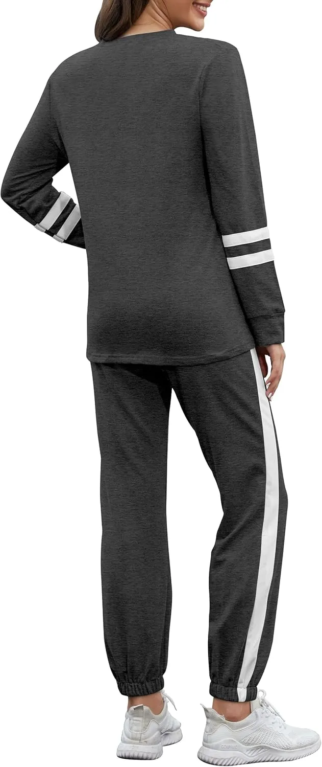 RUBZOOF Lounge Sets for Women 2 Piece Casual Travel Sweatsuits Outfits Loungewear Matching Sets Women Clothing S-3XL