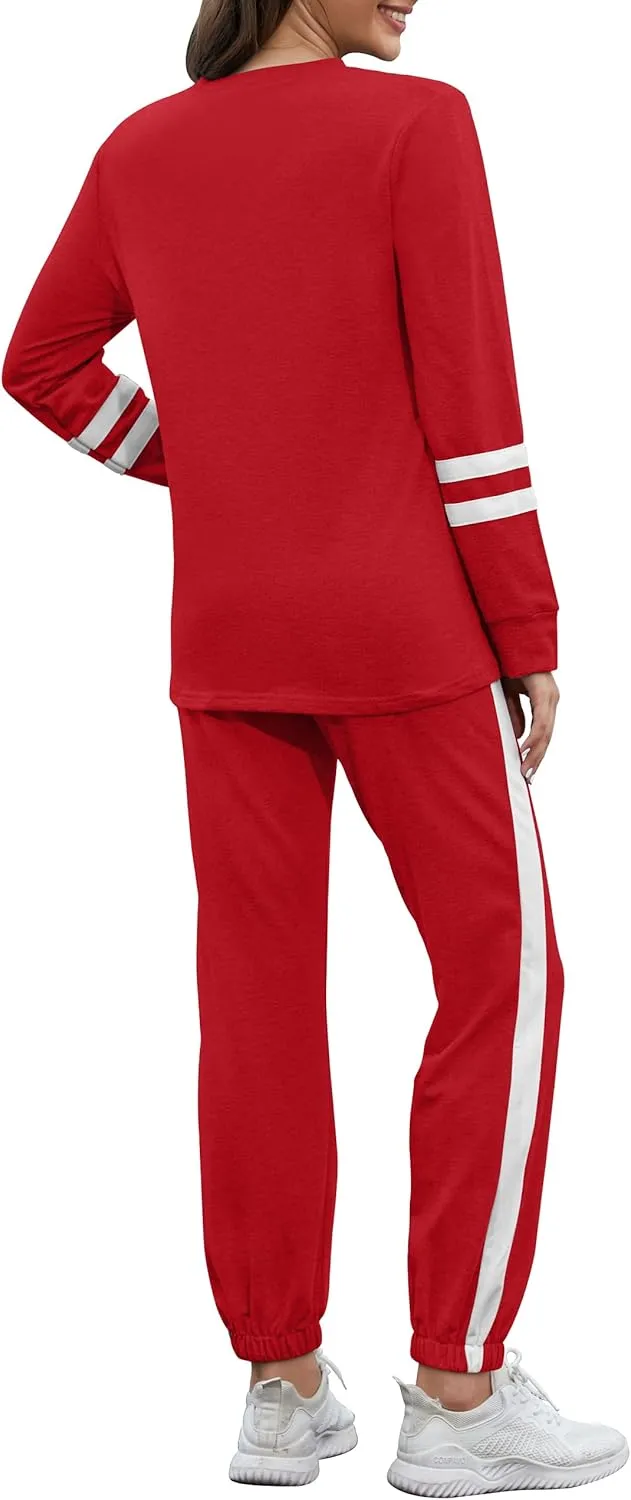 RUBZOOF Lounge Sets for Women 2 Piece Casual Travel Sweatsuits Outfits Loungewear Matching Sets Women Clothing S-3XL
