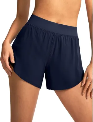 Running Shorts for Women with Liner High Waisted Lightweight Athletic Shorts with Pockets for Workout Gym Outdoor