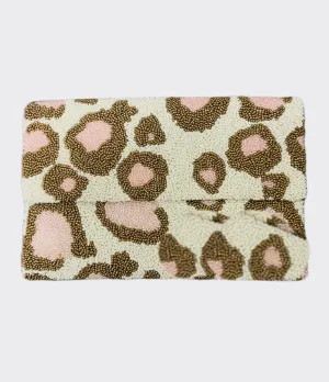 Sample: Animal print pink clutch