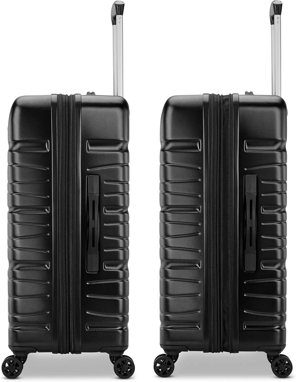 Samsonite Evolve SE Hardside Expandable Luggage with Spinners, Bass Black, 3PC Set (CO/M/L)