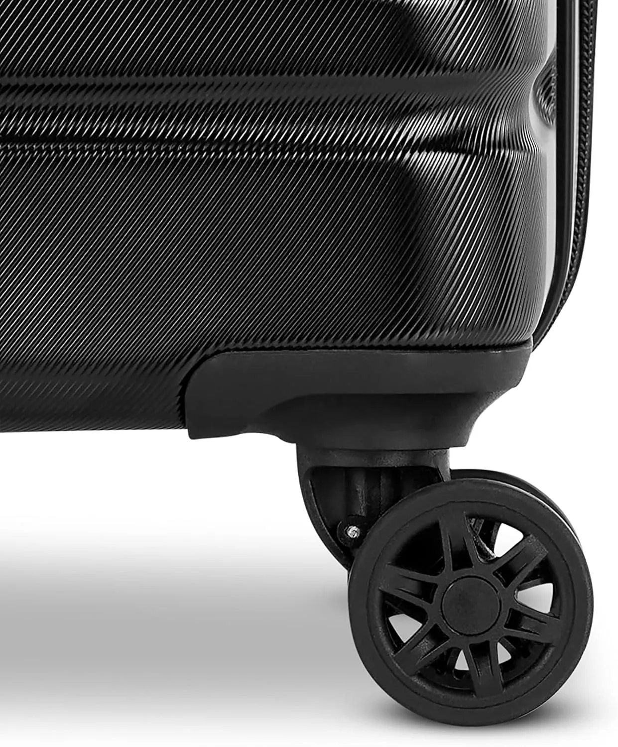 Samsonite Evolve SE Hardside Expandable Luggage with Spinners, Bass Black, 3PC Set (CO/M/L)