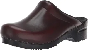 Sanita Sonja Cabrio Leather Professional Women's Clog - APMA-Approved, Open-Back Slip On Shoes