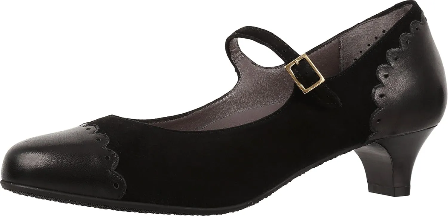 SAS Women's Cate Suede Mary Jane Shoes with Arch Support