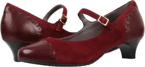 SAS Women's Cate Suede Mary Jane Shoes with Arch Support