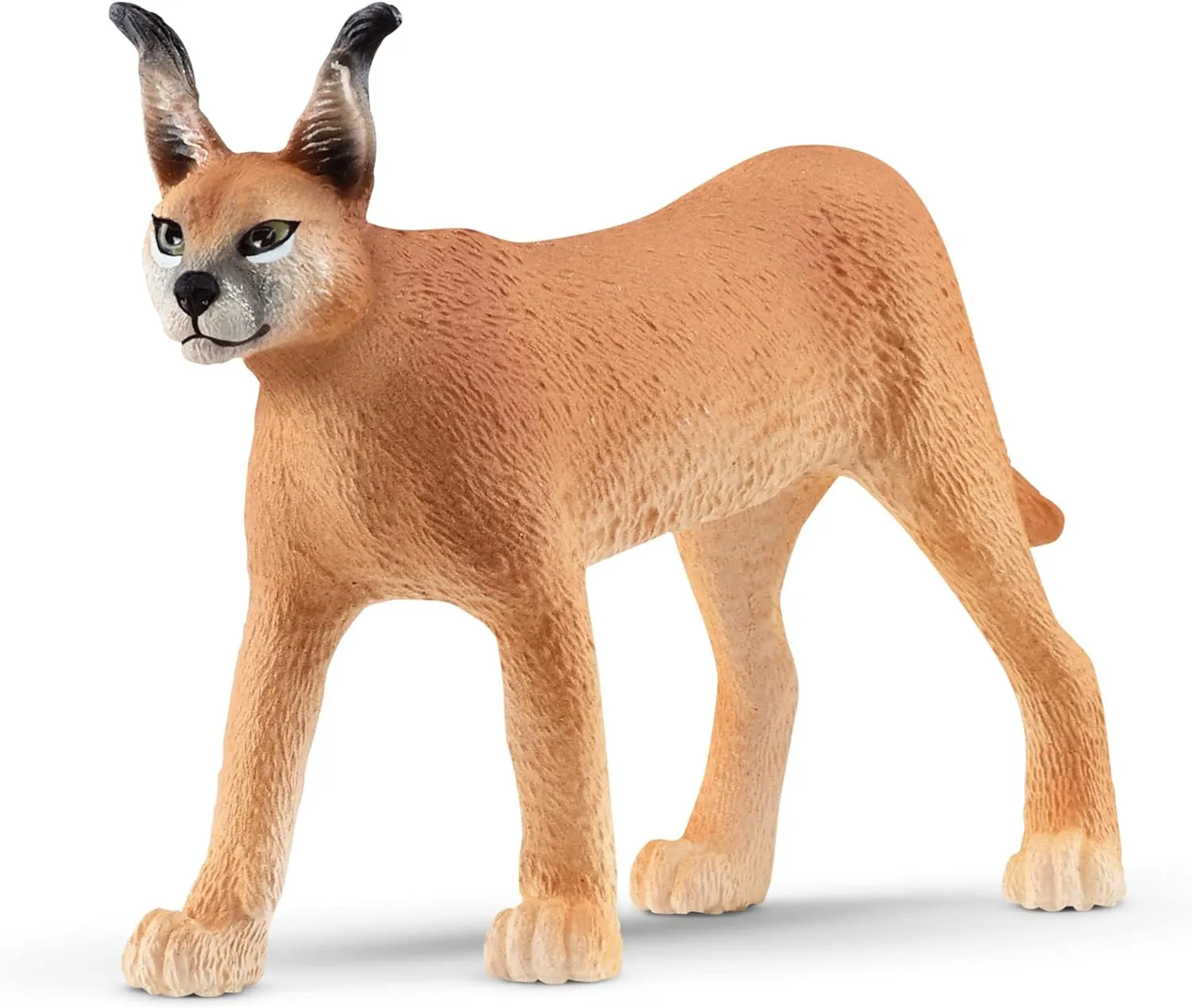 Schleich Wild Life Realistic Female Caracal Toy Figurine - Authentic and Highly Detailed Animal Toy, Durable for Education and Fun Play, Perfect Toy for Boys and Girls, Ages 3 