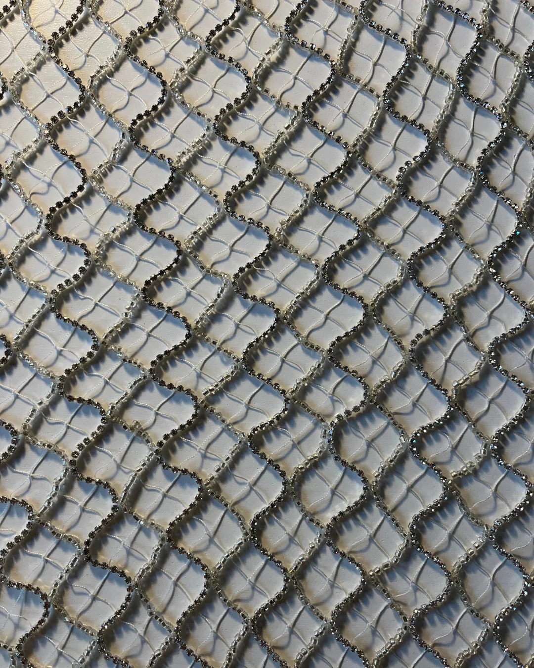 Sequin Crystal Lattice | Silver