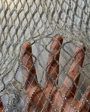 Sequin Crystal Lattice | Silver