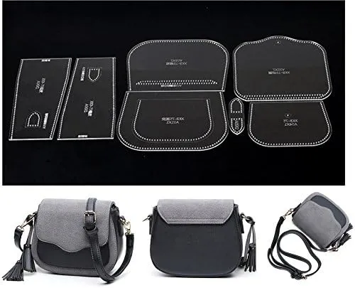 Shoulder Bag Acrylic Template Leather Pattern Acrylic Leather Pattern Leather Templates for Bags