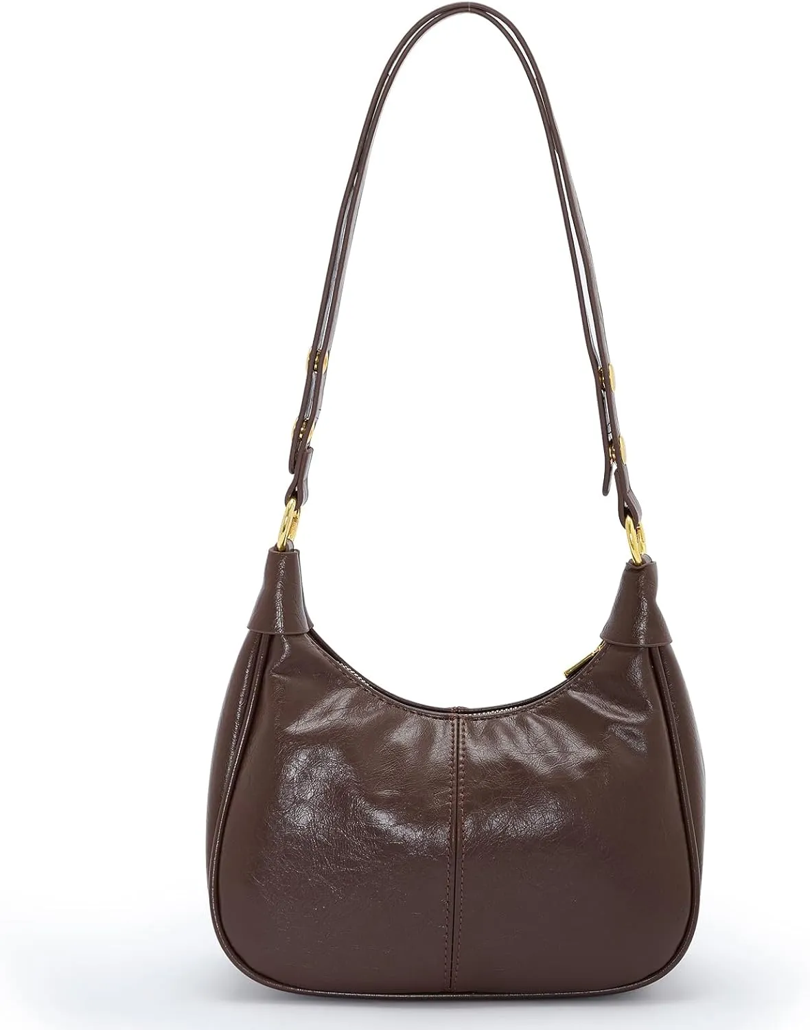 Shoulder Bags for Women Small Hobo Bags Crescent Shaped Cute Retro Tote Handbag Mini Clutch Purse with Zipper Closure