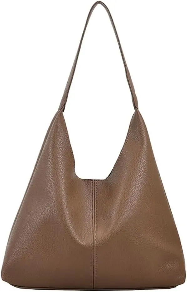 Shoulder Purse for Women Vegan Leather Large Tote Handbags Hobo Purses Top-handle Bags