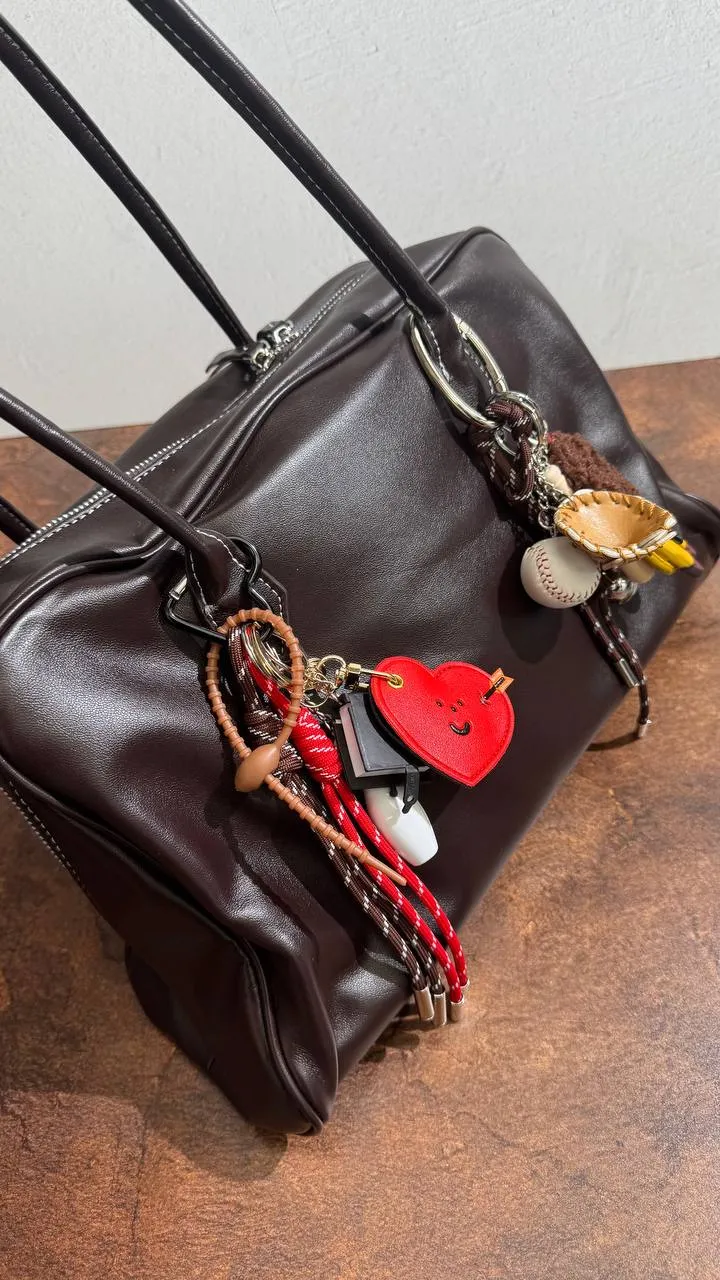 Signature Charm Tote – Premium Leather Edition