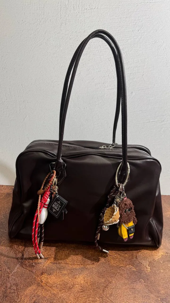 Signature Charm Tote – Premium Leather Edition