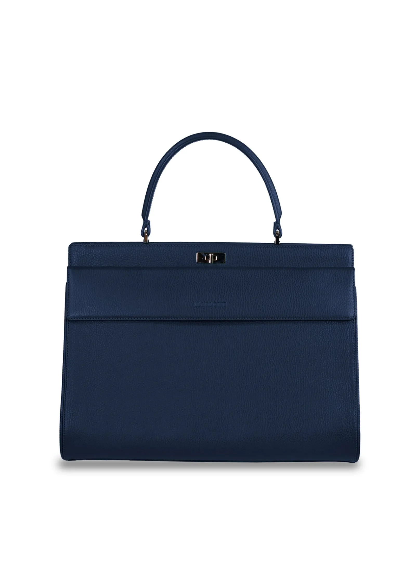 Single Top Handle Leather Bag