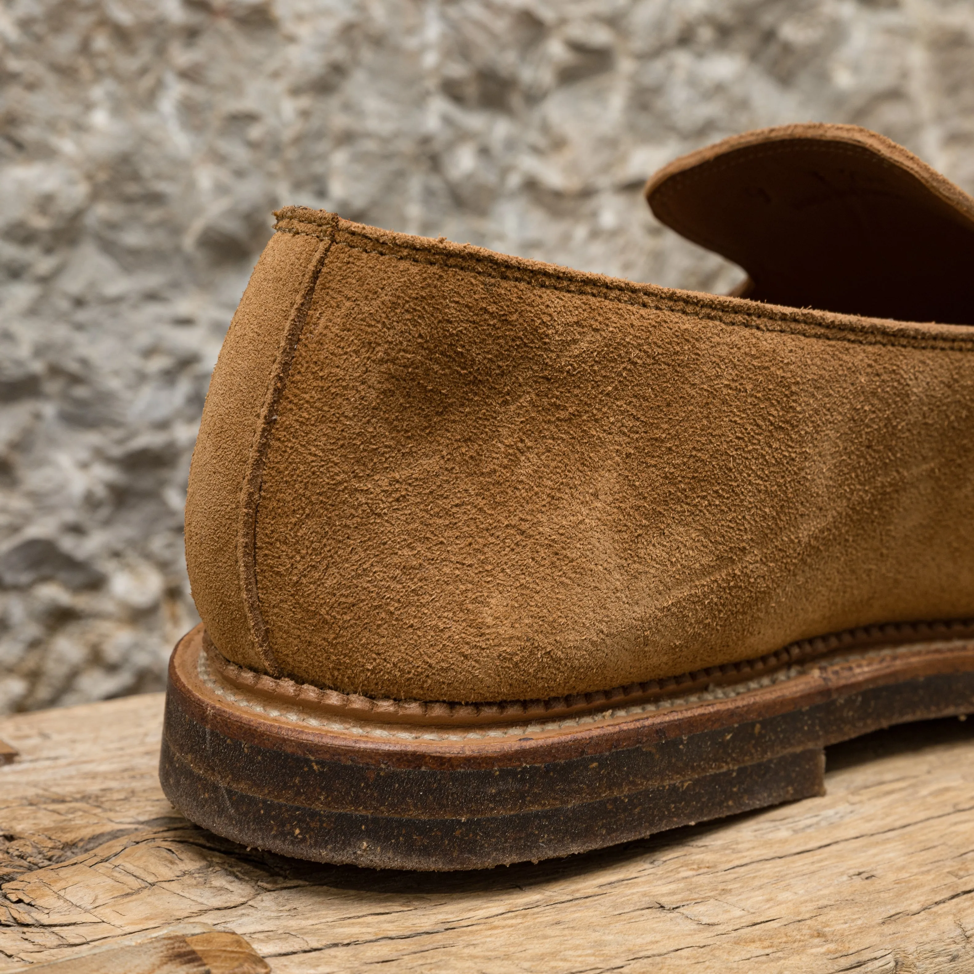 Slipper 2010 in Anise Janus Calf Suede