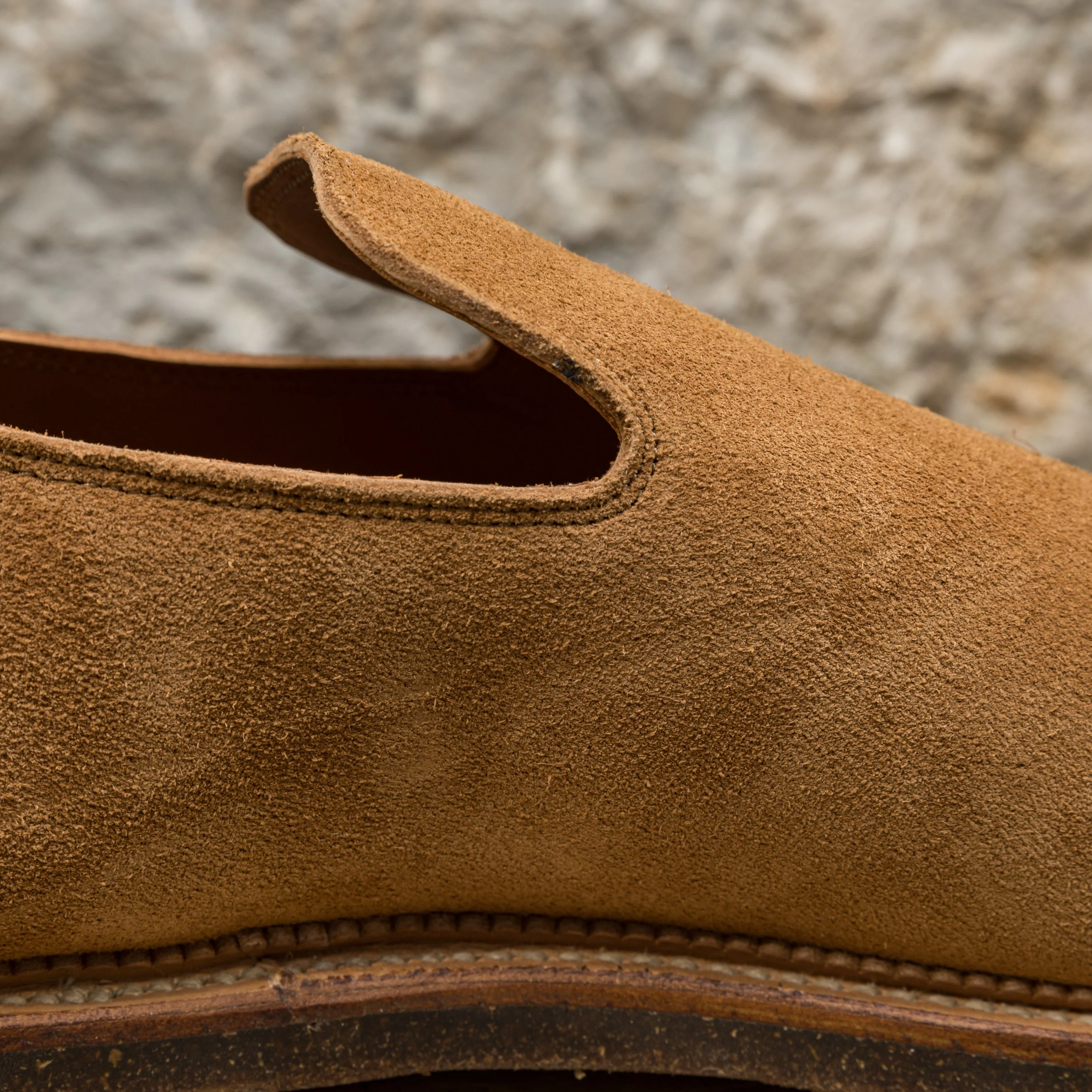 Slipper 2010 in Anise Janus Calf Suede