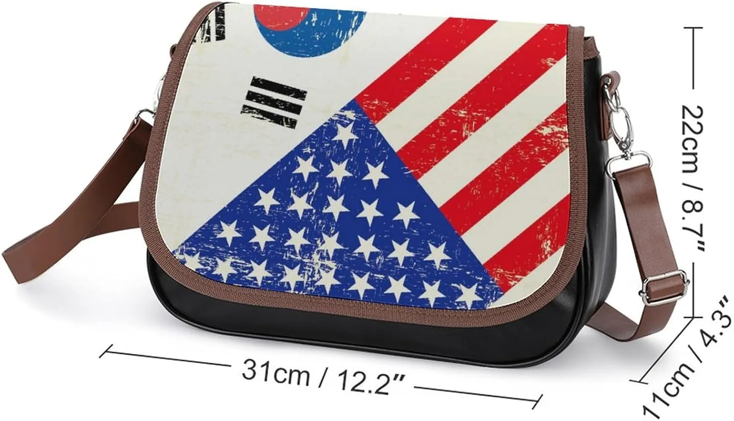 Small Leather Crossbody Purse for Women Men Ladies Handle Shoulder Bags