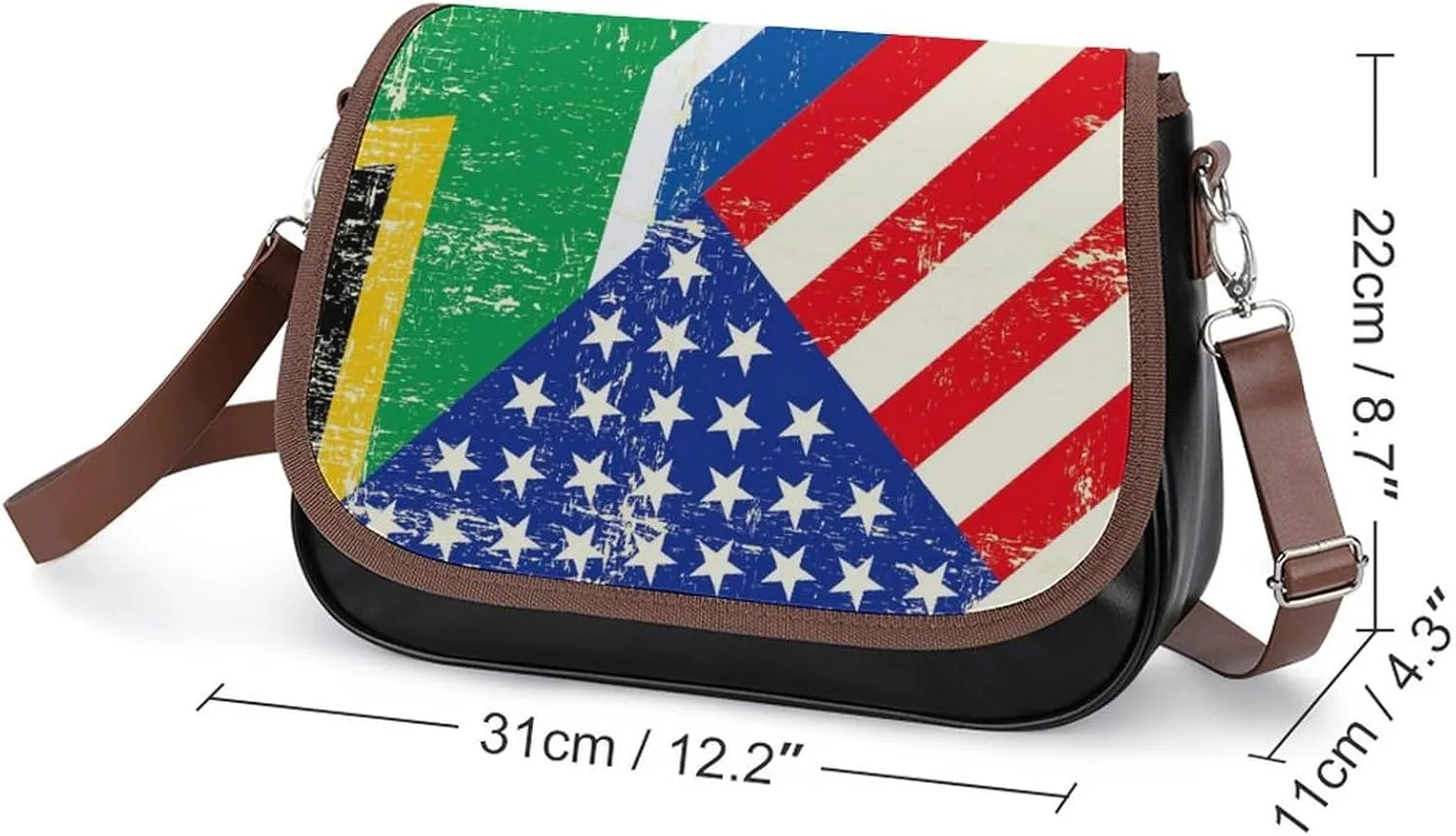 Small Leather Crossbody Purse for Women Men Ladies Handle Shoulder Bags